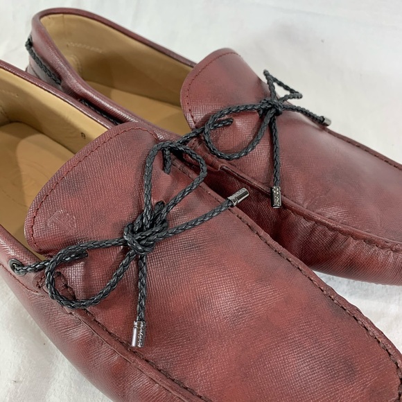 TOD'S Oxblood/Burgundy Leather Size 8 US 9 - Picture 12 of 13